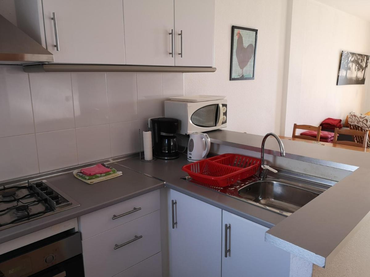 Acogedor Apartamento Frente Al Mar Con Piscina 阿尔啼 外观 照片